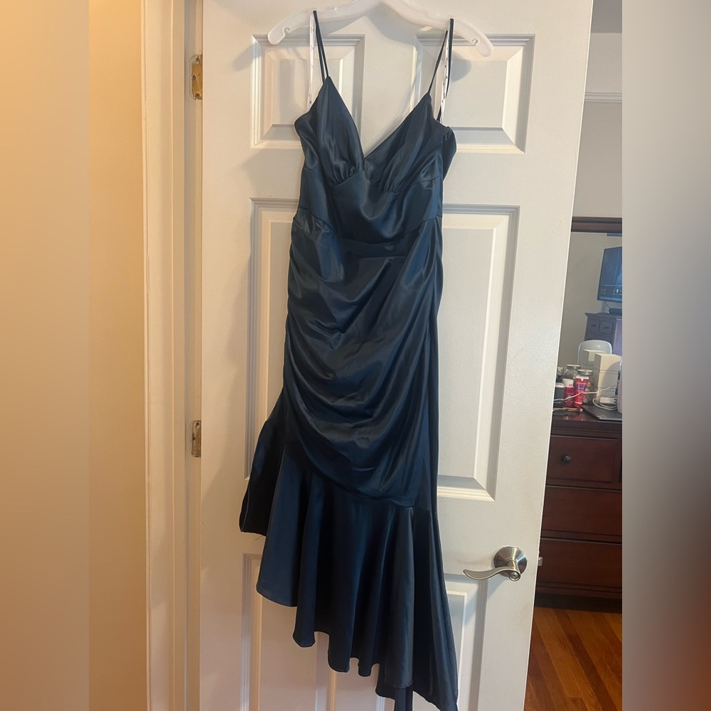 David’s Bridal Asymmetrical Dress